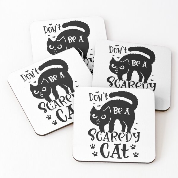 Item preview, Don't Be a Scaredy Cat Halloween designed and sold by PrintCrafting.