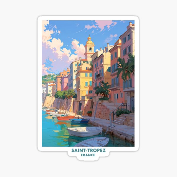Item preview, Saint-Tropez, France designed and sold by Worldscape Wonders.
