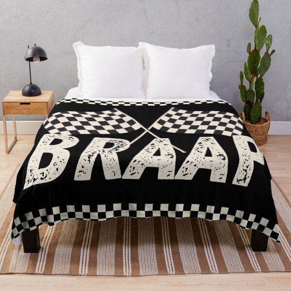 Item preview, Braap Life Racing - Checkered Flag Motocross Style designed and sold by FieldHouseTees.