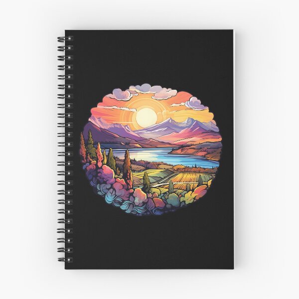 Item preview, Okanagan Valley British Columbia Psychedelic Landscape Art designed and sold by meganohm.