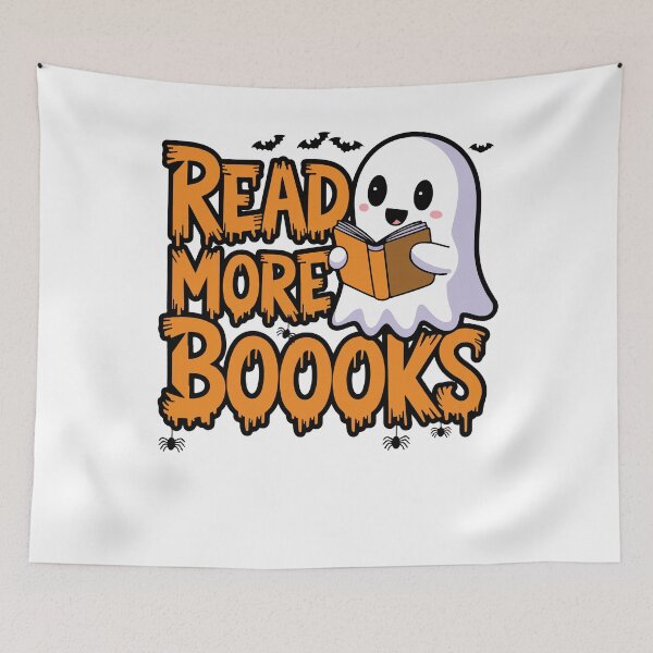 Item preview, Read More Booooks Ghost Halloween designed and sold by PrintCrafting.
