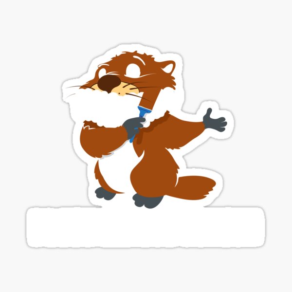 I Love Shaved Beaver Shave Pun Sarcasm Stickerundefined By