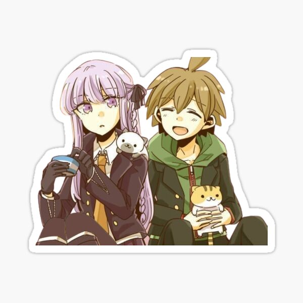 makoto x kyoko from danganronpa Sticker