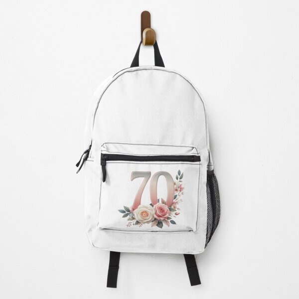Item preview, 70th Birthday, floral, number 70, woman's designed and sold by iclipart.