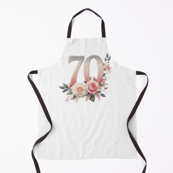 Item preview, 70th Birthday, floral, number 70, woman's designed and sold by iclipart.