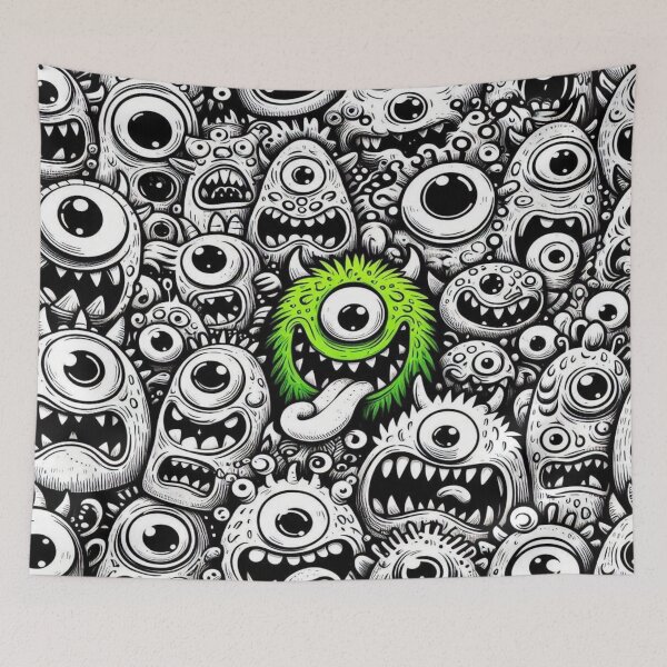 Item preview, falcon88 Monster Party designed and sold by Imaginarium of Chaos falcon88 .