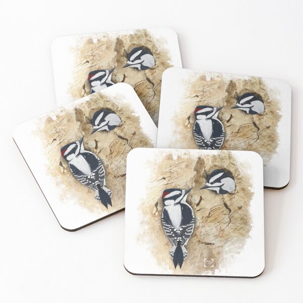 Item preview, Downy Woodpecker, Home Sweet Home designed and sold by SteveHerner.