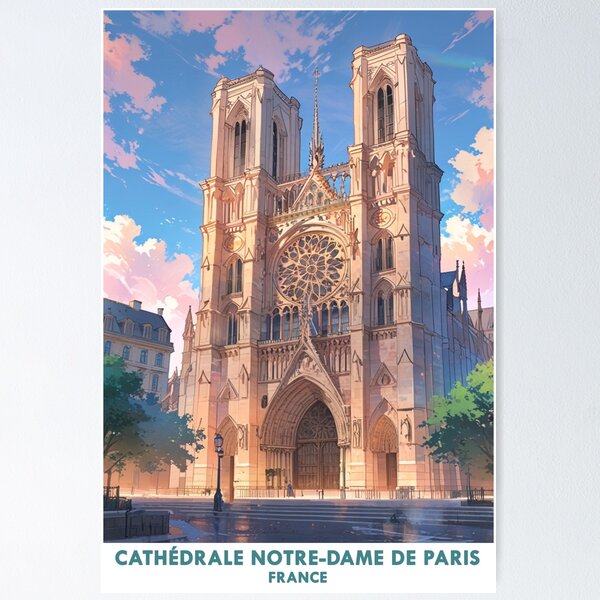 Item preview, Cathédrale Notre-Dame de Paris, France designed and sold by Worldscape Wonders.