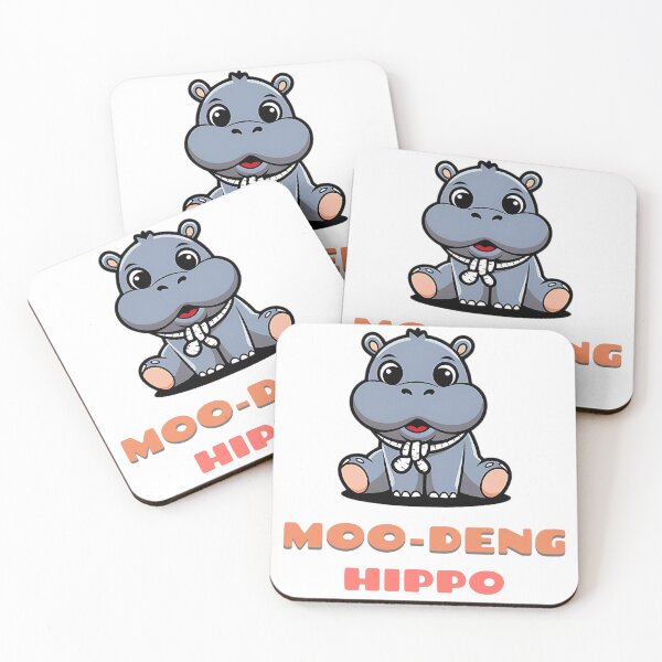 Item preview, Moo Deng Cute Baby hippo From Thailand designed and sold by KRTstudio.
