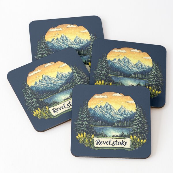 Artikelvorschau, Revelstoke, British Columbia, Rocky Mountains und Fluss-Szene entworfen und verkauft von meganohm.