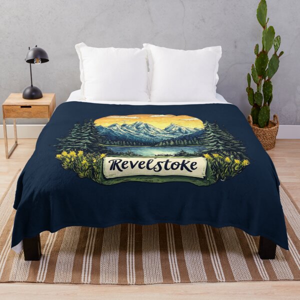 Artikelvorschau, Revelstoke, British Columbia, Rocky Mountains und Fluss-Szene entworfen und verkauft von meganohm.