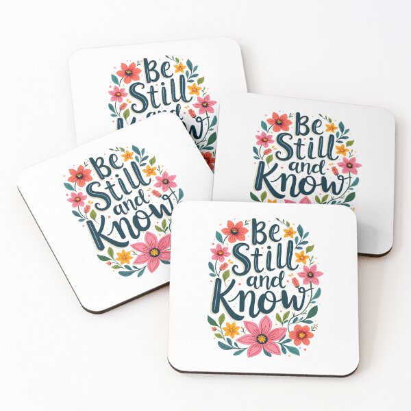 Item preview, Be Still and Know That I Am God Bible Verse designed and sold by Art-Jiyuu.