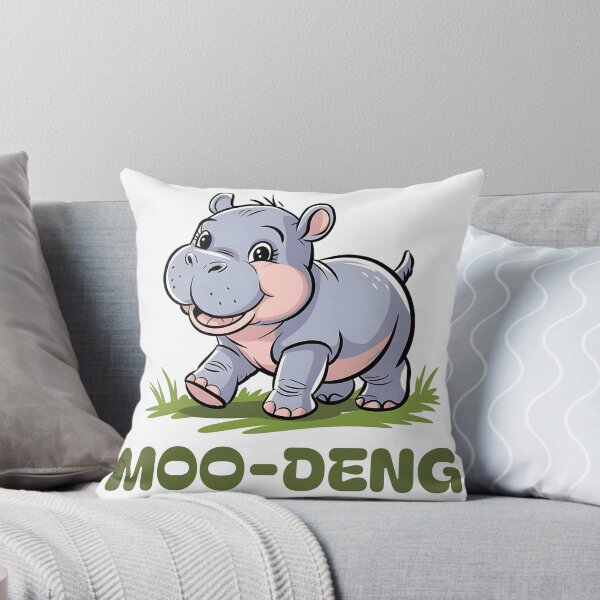 Item preview, Moo Deng Funny baby hippo in Thailand designed and sold by KRTstudio.