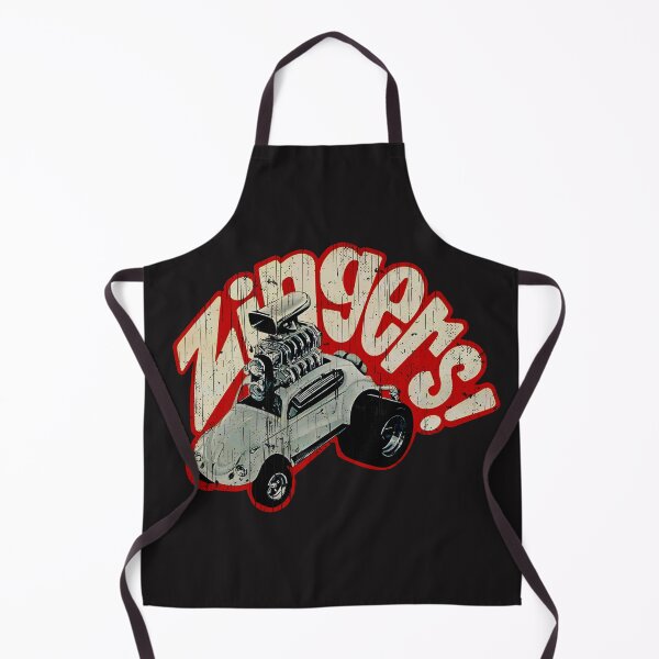 Item preview, Vintage 1971 Zingers wild hot rod kits - aged, worn, distressed print. designed and sold by retropetrol.