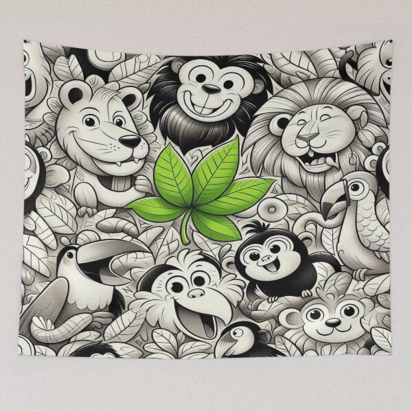 Item preview, flashko88 Jungle Friends designed and sold by Imaginarium of Chaos falcon88 .
