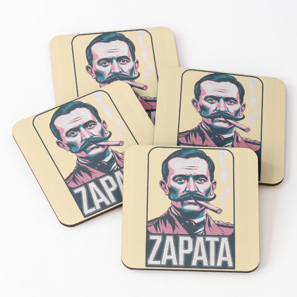 Item preview, General Emiliano Zapata The Mexican Revolutionary in Vintage Pop Art   designed and sold by FelineFrenzyArt.