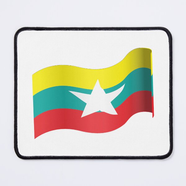 Item preview, Myanmar Flag designed and sold by HarveyHandcraftsandDesigns.