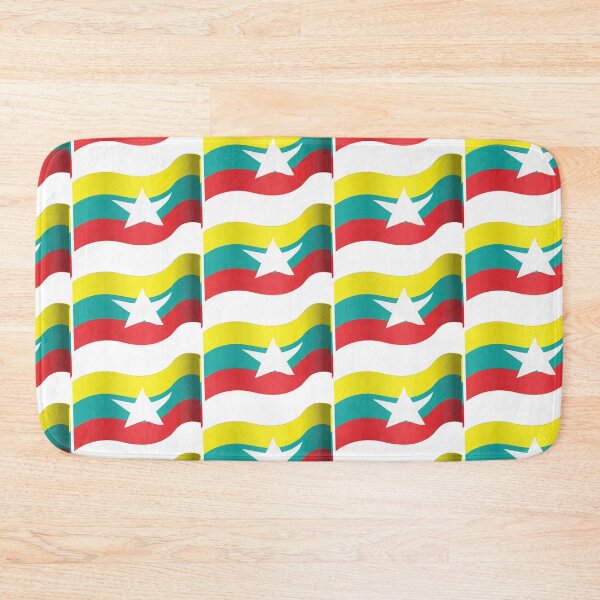 Item preview, Myanmar Flag designed and sold by HarveyHandcraftsandDesigns.