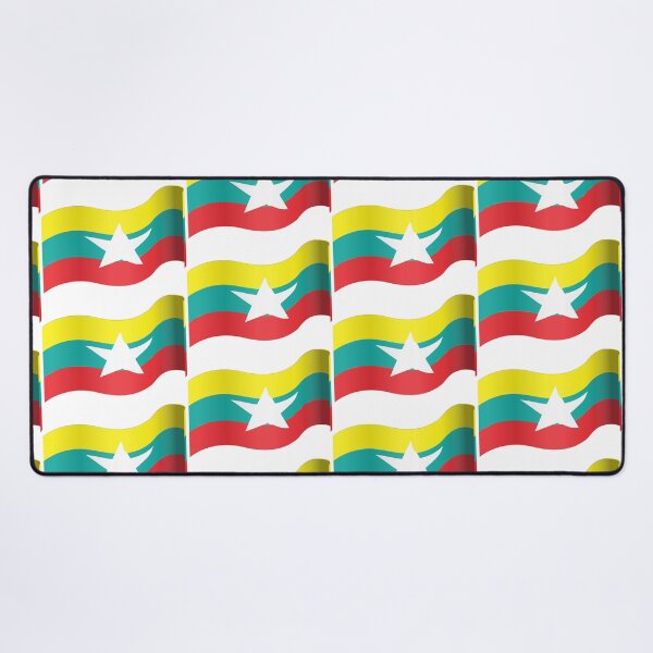 Item preview, Myanmar Flag designed and sold by HarveyHandcraftsandDesigns.