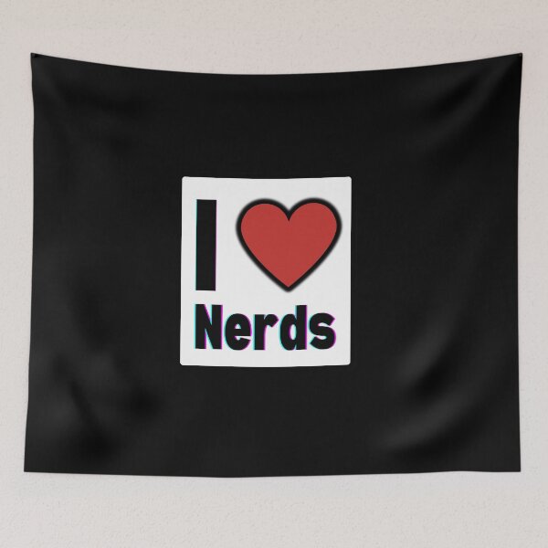 Aperçu de l'œuvre J'adore les Nerds créée et vendue par CapriCreatives.
