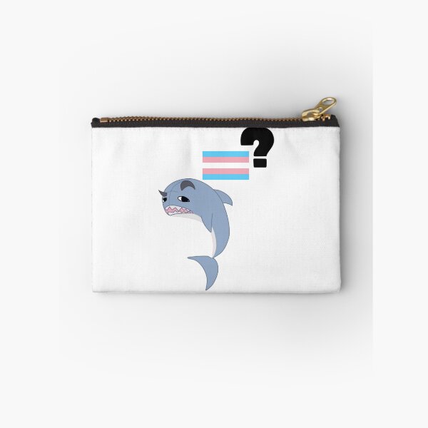 Item preview, blahaj raised eyebrow at flag designed and sold by Whisper-Eyes.
