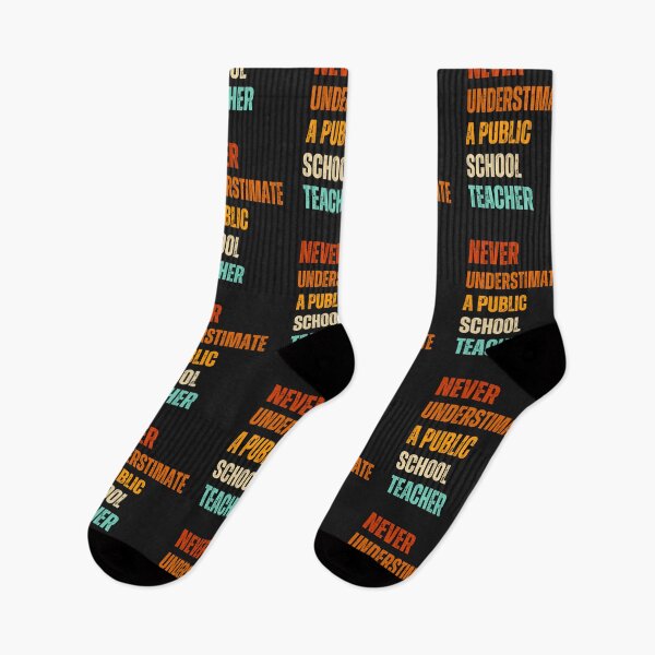 Item preview, Never understimate  a public school teacher   designed and sold by erozzz.