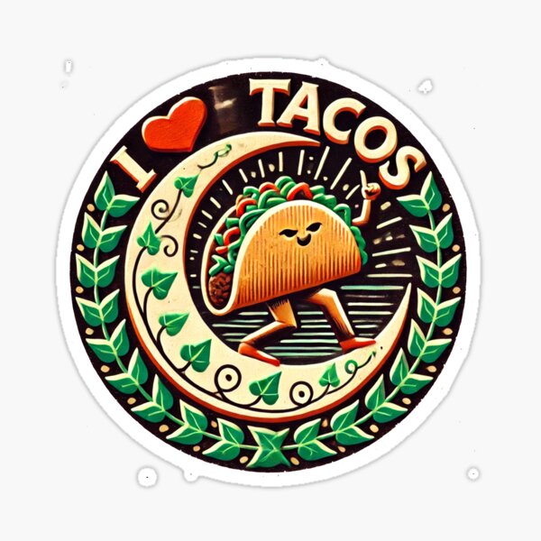 Item preview, I Love Tacos designed and sold by Boog Monst .