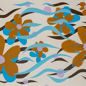 Artwork thumbnail, Floral Flow by BabZArtStudio by BabZartStudio
