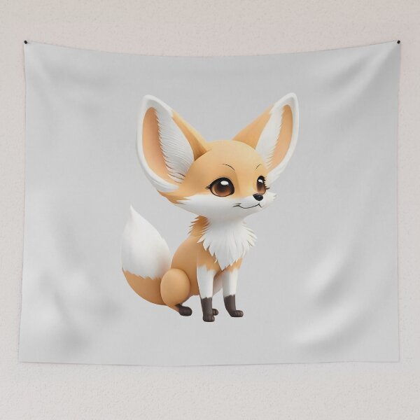 Item preview, Adorable Fennec Fox Illustration designed and sold by Delamoon.