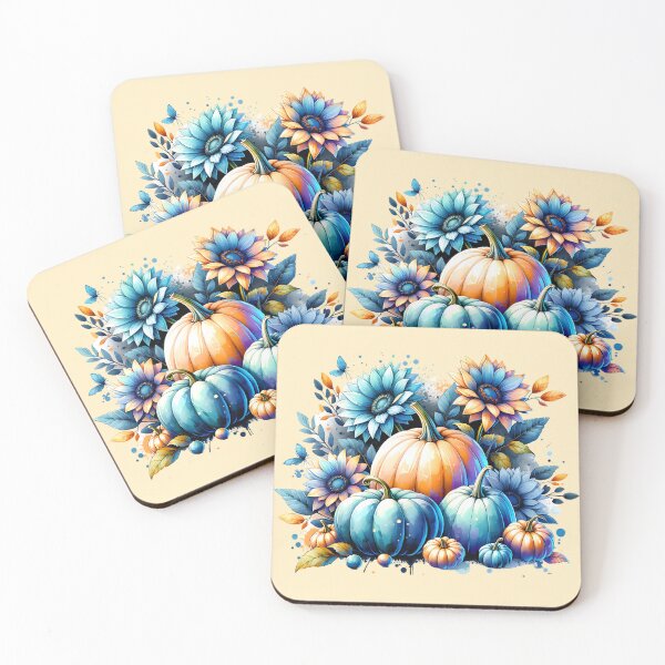 Item preview, Blue Harvest Pumpkins designed and sold by I-I-Trading-Co.