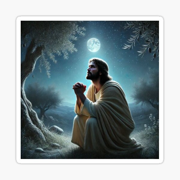 Item preview, Biblical Jesus Art Print designed and sold by MSCVSN ART.