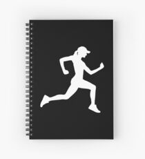 Joggerin Training Marathon Laufen Joggen Spiralblock