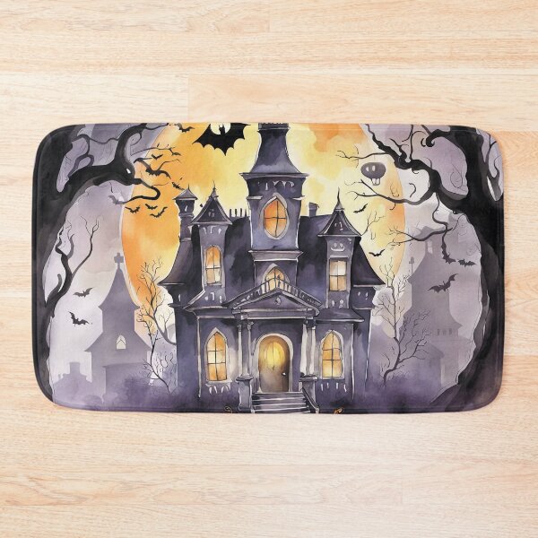 Item preview, Scary castle at night. designed and sold by MagelliShop.
