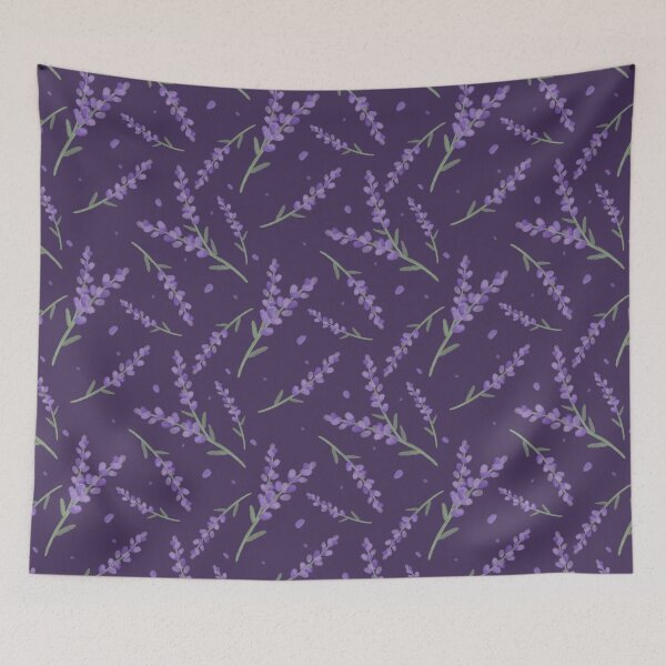 Item preview, Dark lavender watercolor pattern designed and sold by Fridayscorner.