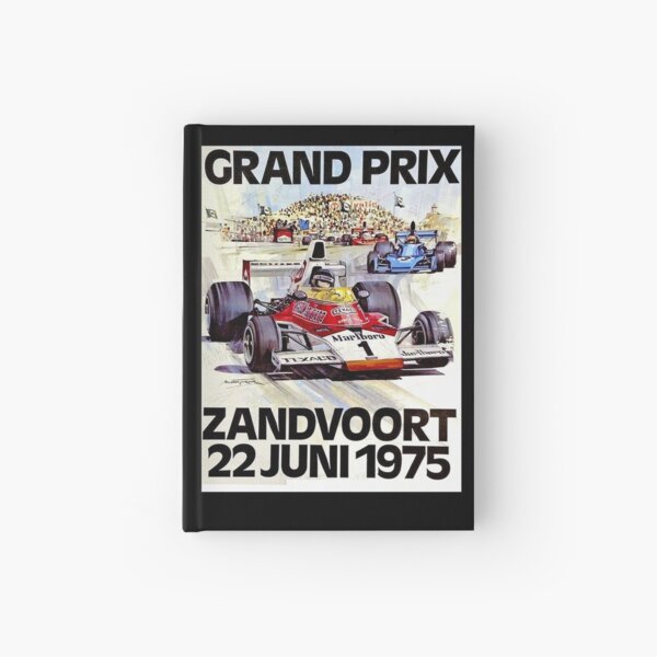 ZANDVOORT GRAND PRIX : Vintage 1975 Auto Racing Print Hardcover Journal