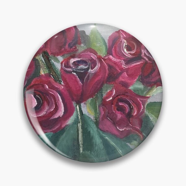 Artikelvorschau, Impressionistische Rosen entworfen und verkauft von Jeanne Henner.