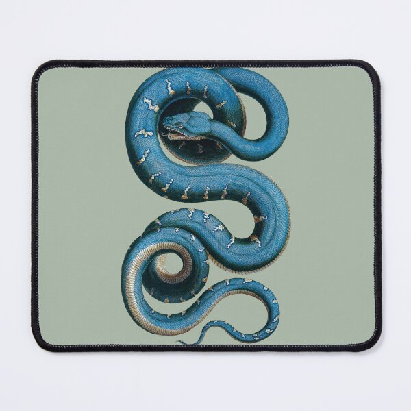 Item preview, Big blue snake with white markings. designed and sold by claireseyeview.