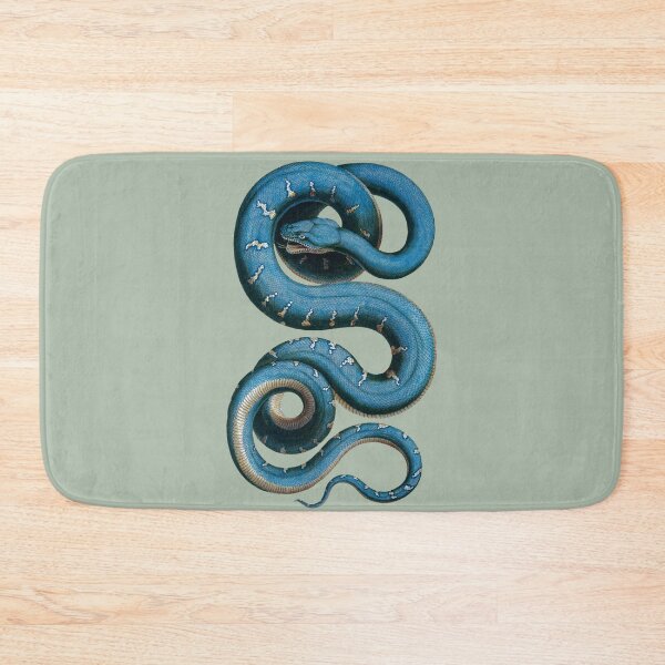 Item preview, Big blue snake with white markings. designed and sold by claireseyeview.