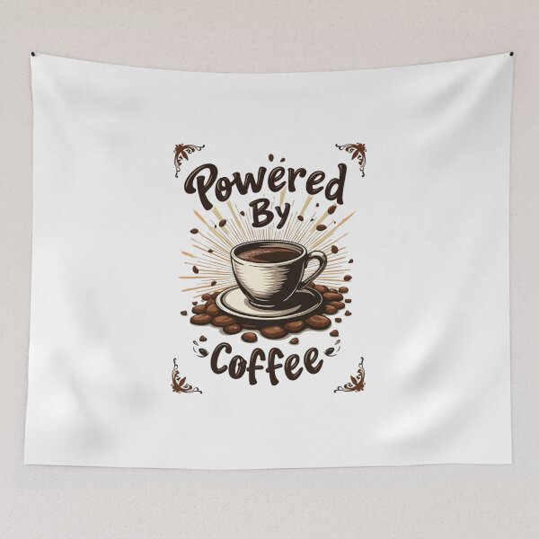 Item preview, Powered by Coffee designed and sold by Ismartista.
