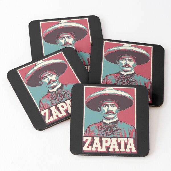 Item preview, Leader Emiliano Zapata The Mexican Revolutionary in Vintage Pop Art   designed and sold by FelineFrenzyArt.