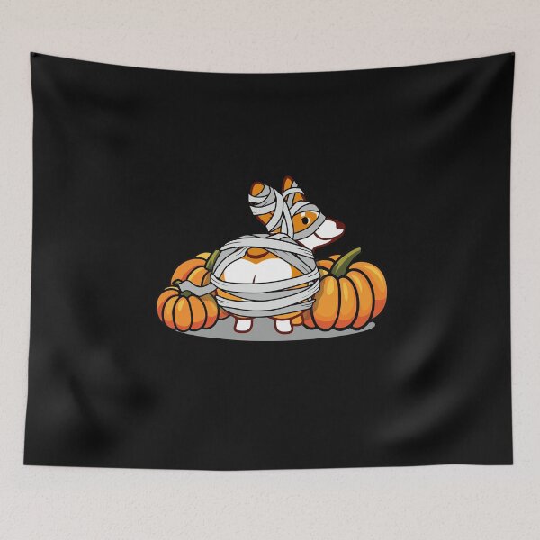 Item preview, Mummy Halloween Costume Welsh Corgi Butt Funny Dog Lover Design  designed and sold by alenaz.