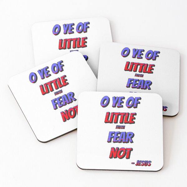 Item preview, O Ye of Little Faith Fear Not designed and sold by S4G Tees.