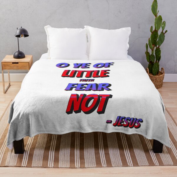 Item preview, O Ye of Little Faith Fear Not designed and sold by S4G Tees.