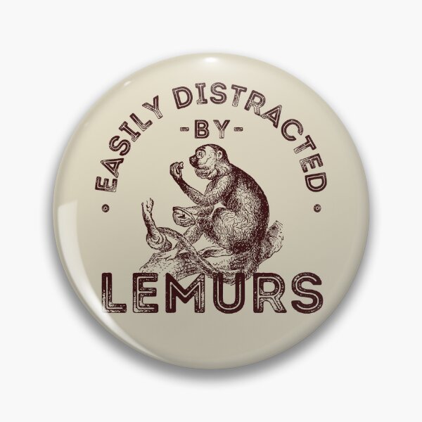 Item preview, Easily distracted by Lemurs, Zookeeper, Zoo animals designed and sold by lagunaklein.