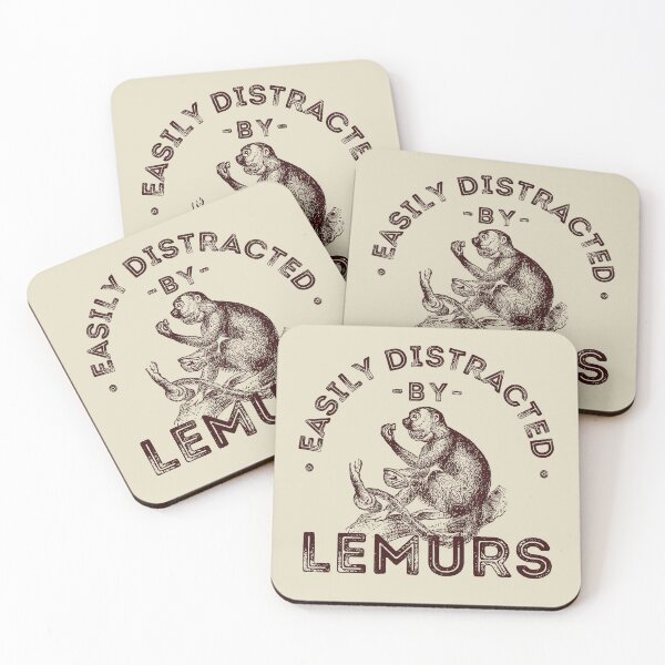 Item preview, Easily distracted by Lemurs, Zookeeper, Zoo animals designed and sold by lagunaklein.