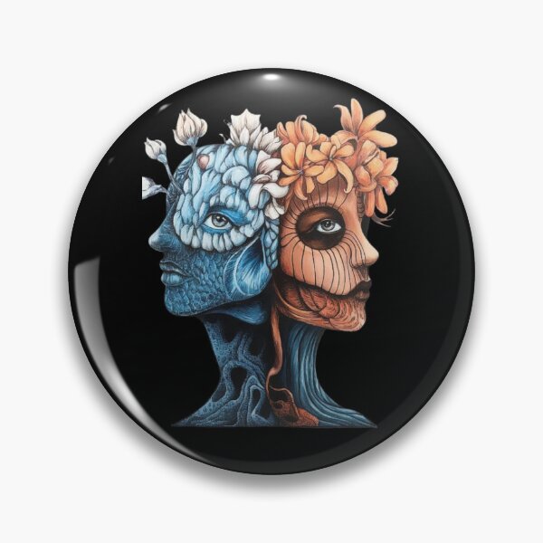 Item preview, Dual Nature: Surreal Faces of Flora and Fauna designed and sold by love3617.
