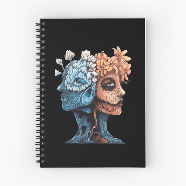 Item preview, Dual Nature: Surreal Faces of Flora and Fauna designed and sold by love3617.