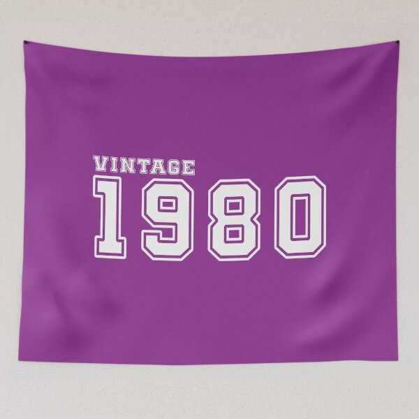Item preview, Vintage 1980 Birthday designed and sold by Jeallan Designs.