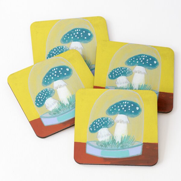 Item preview, Enchanting Mushroom Bell Jar Artwork - Illustration by jemma jamie skidmore  designed and sold by Jemma Jamie Skidmore.