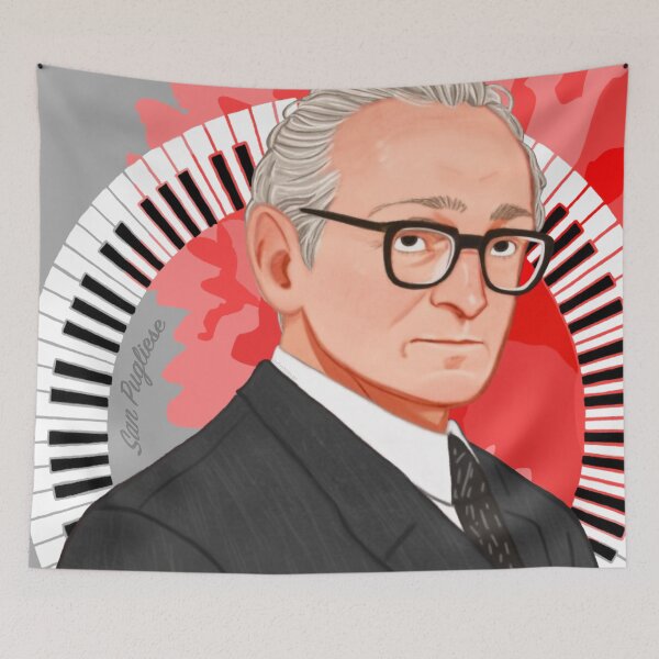 Item preview, Pop Art Pugliese with Piano Keys and Carnation designed and sold by infinitetango.